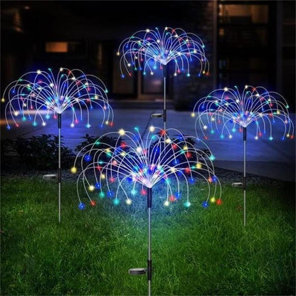 Wasserdichtes Solar Gartenfeuerwerk Licht