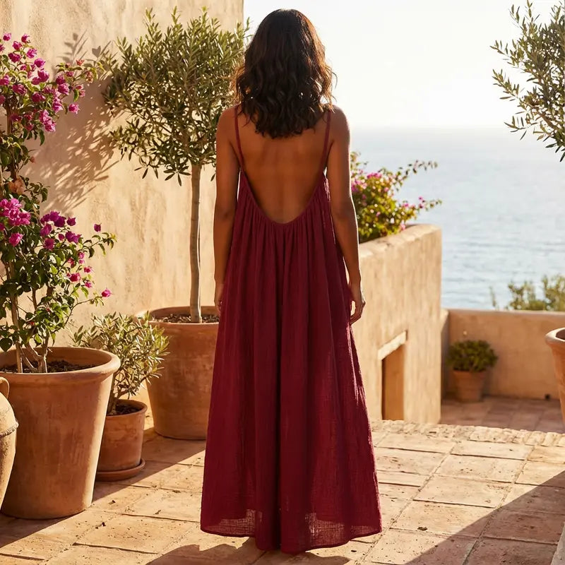 💃Letzter Tag im Angebot: 49% Rabatt!!✨ Damen-Loungewear-Kleid in Unifarben💕