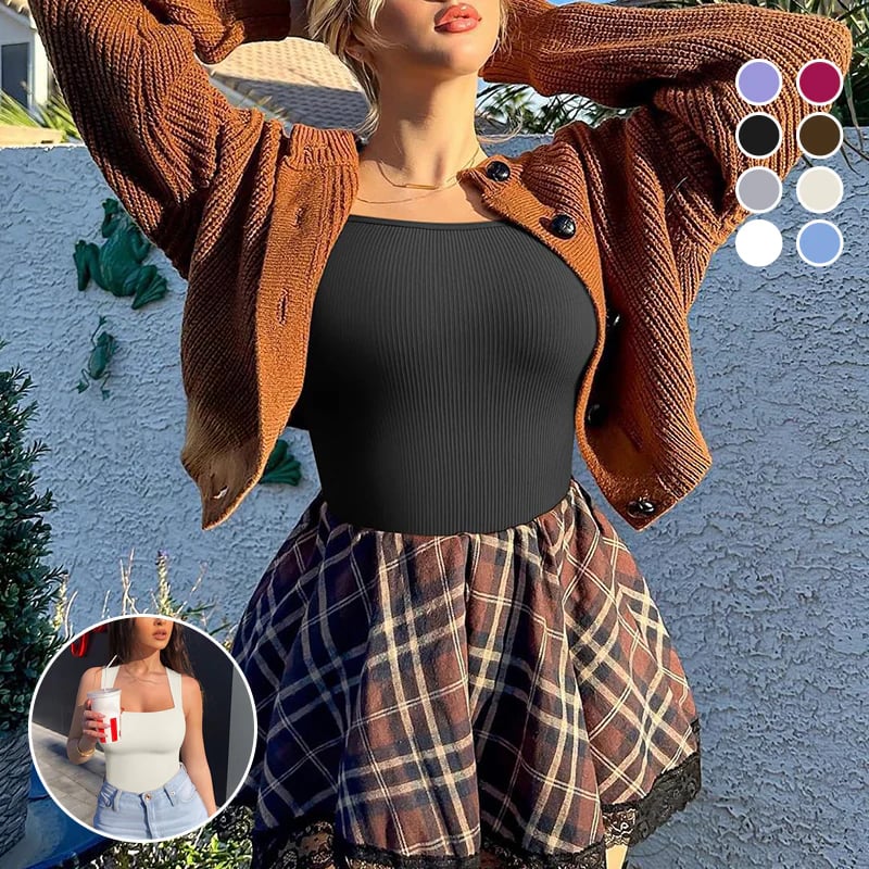 【😍Heißer Sale 50 % 😍】Ärmellose Tank-Tops und Bodys mit Bauch-weg-Effekt