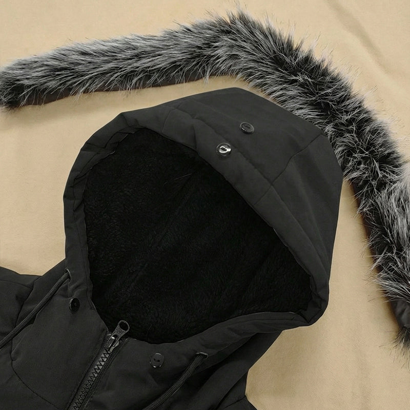 🔥Solange der Vorrat reicht 50 % Rabatt!🎉Winddichte, mittellange Parka-Jacke mit Kapuze für Herren