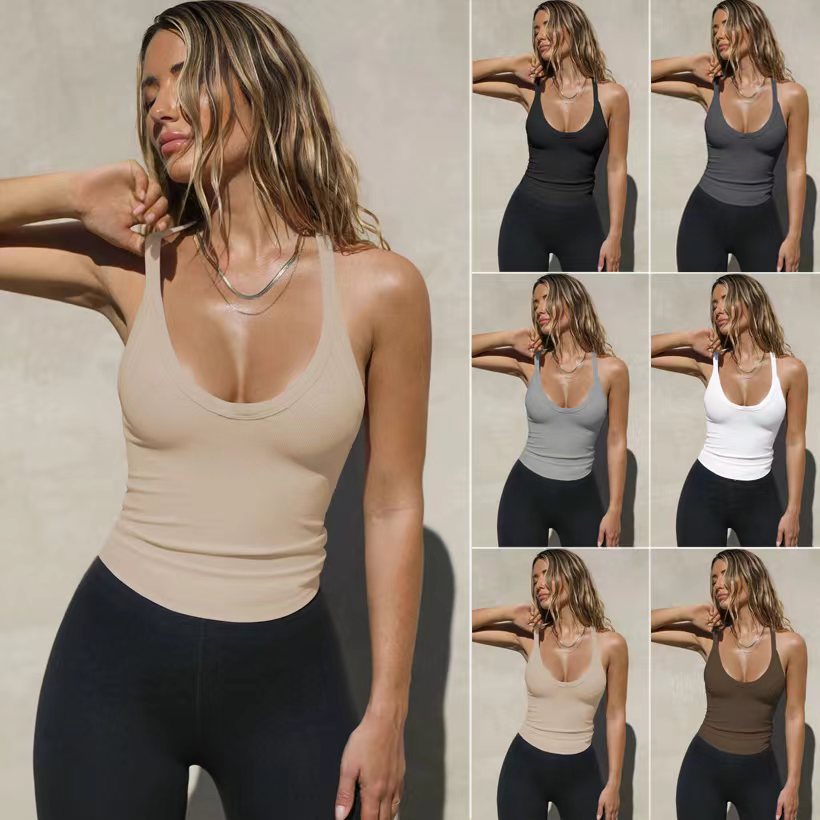Ärmelloses Workout-Camisole für Yoga und Sport für Damen