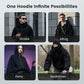 🎁 Heiße Aktion: 50 % Rabatt 🔥 Ninja Zip-Up Hoodie für Herren & Damen – Rundumschutz