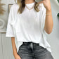 Damen Raw Edge Boxy Tee