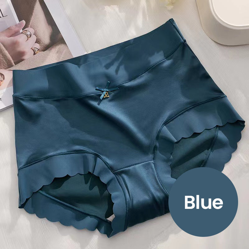 💥Kaufe 1 erhalte 2 gratis🥰Atmungsaktive Damen-Slips aus hochelastischem Satin mit Baumwollfutter, gesund, bequem und nahtlos