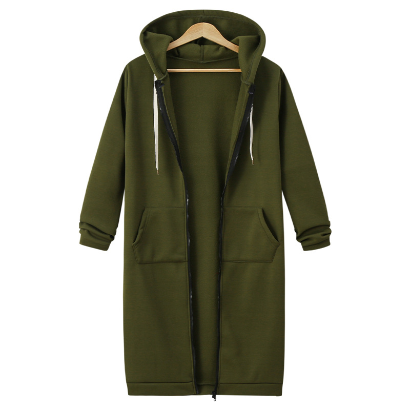 🔥Beliebtes Produkt ！🔥✨Damen Fleece‑Kapuzenpullover mit Reißverschluss