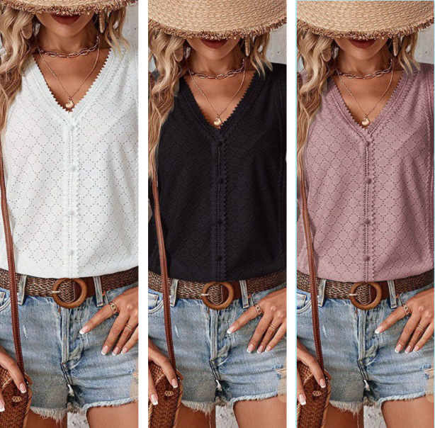 🎁 Hot Sale 50% RABATT ⏳ Neue Damen-Bluse mit kurzen Ärmeln 🔥 Oster-Rabattaktion!