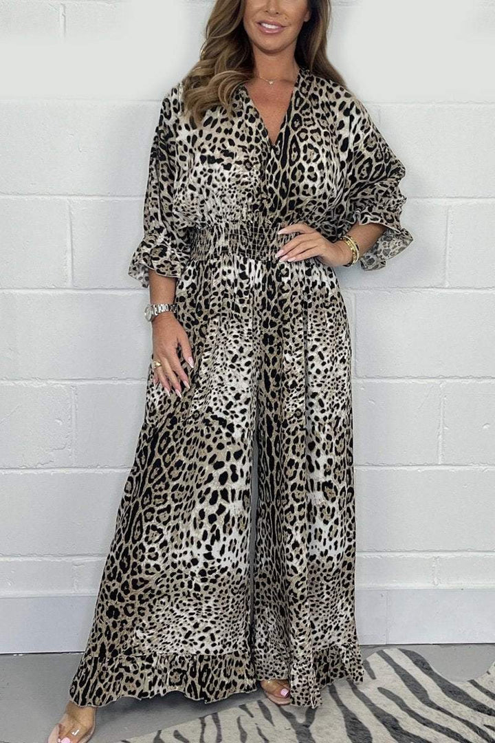 🔥LETZTER TAG 50 % RABATT👗Leopardenmuster locker zusammen