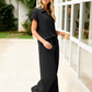 Damen 2 Stück Sommer-Outfit-Atmungsaktiv & Falten resistent Sweatsuits Sets