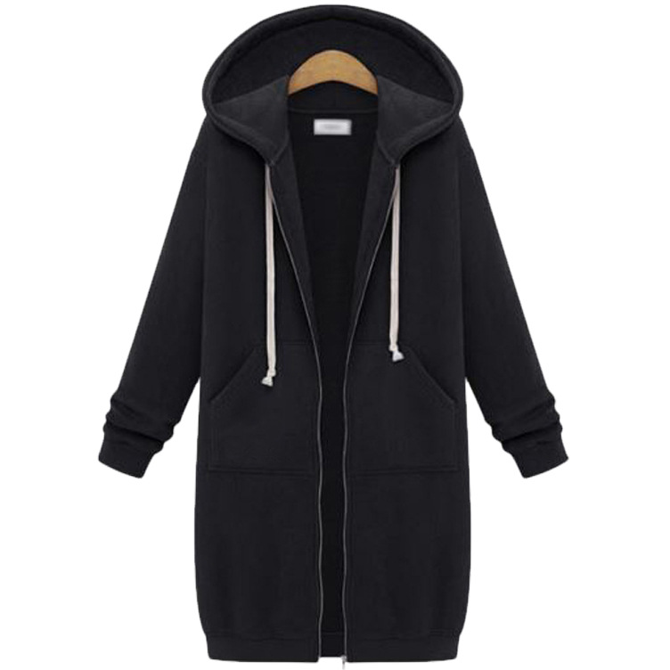 🔥Beliebtes Produkt ！🔥✨Damen Fleece‑Kapuzenpullover mit Reißverschluss
