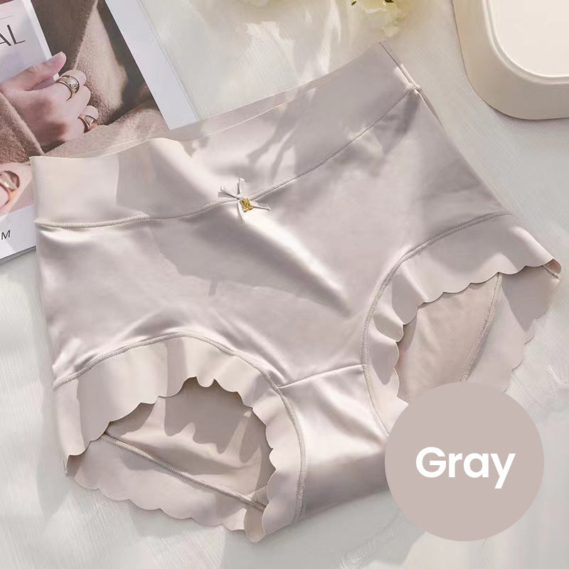 💥Kaufe 1 erhalte 2 gratis🥰Atmungsaktive Damen-Slips aus hochelastischem Satin mit Baumwollfutter, gesund, bequem und nahtlos