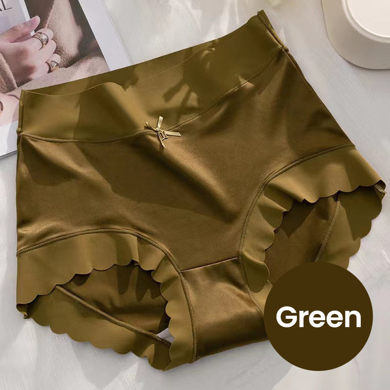 💥Kaufe 1 erhalte 2 gratis🥰Atmungsaktive Damen-Slips aus hochelastischem Satin mit Baumwollfutter, gesund, bequem und nahtlos