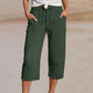 🌿 50% RABATT ✨ Damen Baumwoll-Leinen Hose mit Falten – luftig, bequem & stilvoll 👖