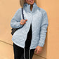 📣2025 neue limitierte Auflage 50 % Rabatt🔥Gestrickte Patchwork-Pufferjacke für Damen