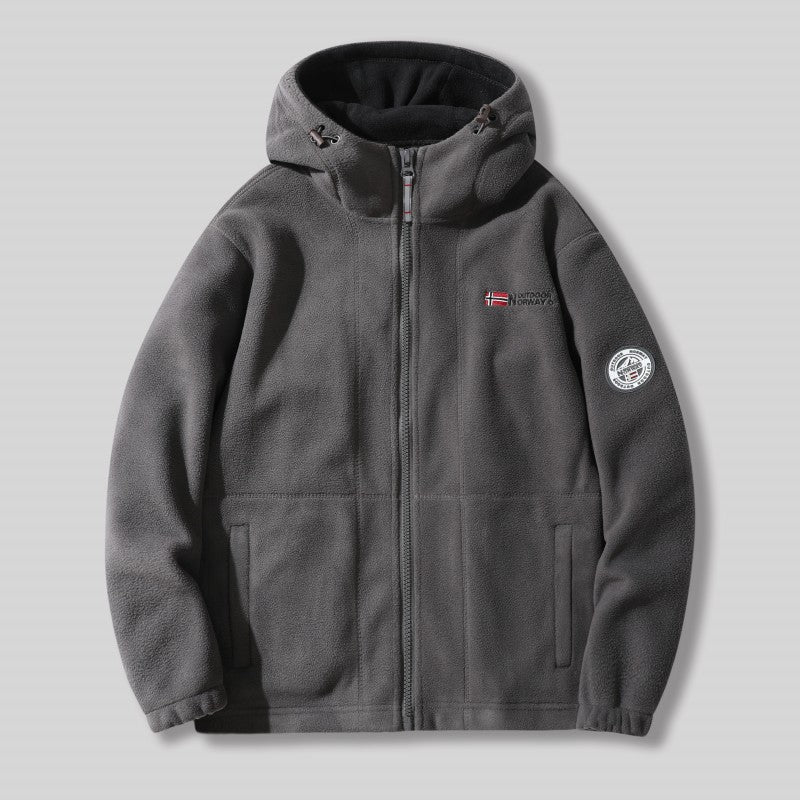 🎄 Herren-Double-Faced Thick Warm Hooded Jacket