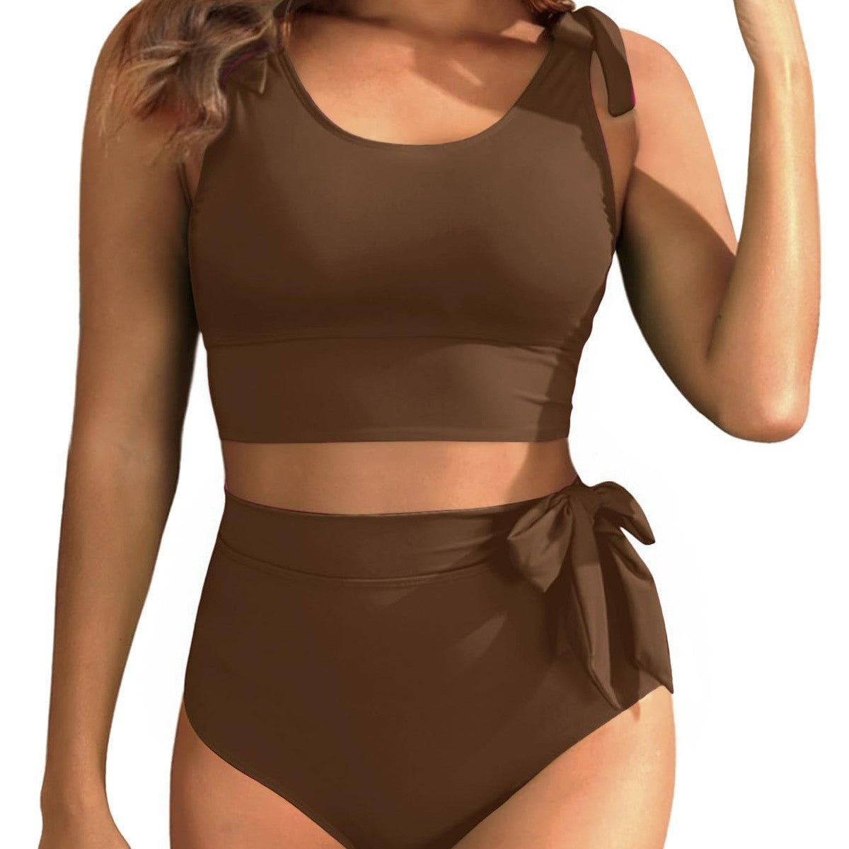 ✨Heißer Verkauf: 50 % Rabatt 🎀Bauchweg-Bikini-Set mit hoher Taille und doppelter Schnürung💖