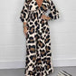 🔥Hot Sale 49% Off🍃Leopardenmuster V-Ausschnitt Jumpsuit
