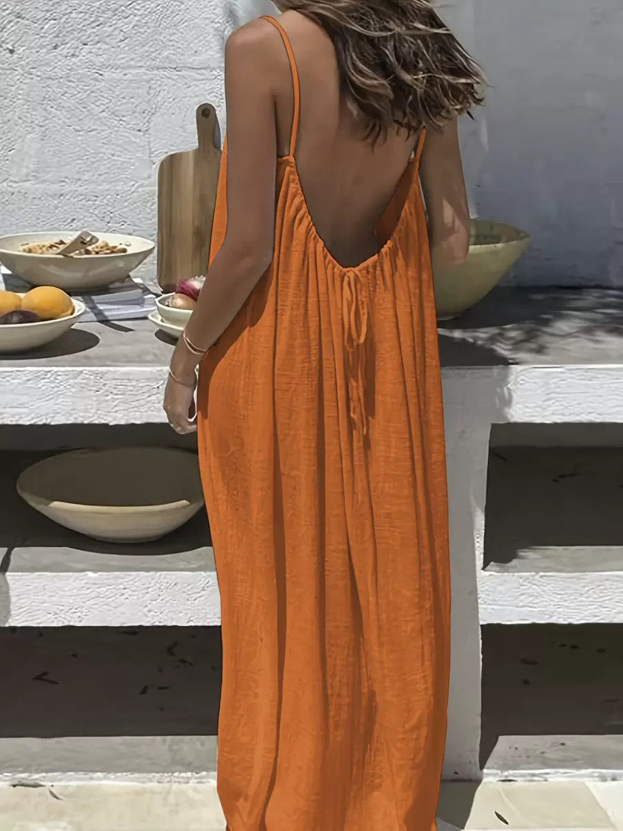 💃Letzter Tag im Angebot: 49% Rabatt!!✨ Damen-Loungewear-Kleid in Unifarben💕