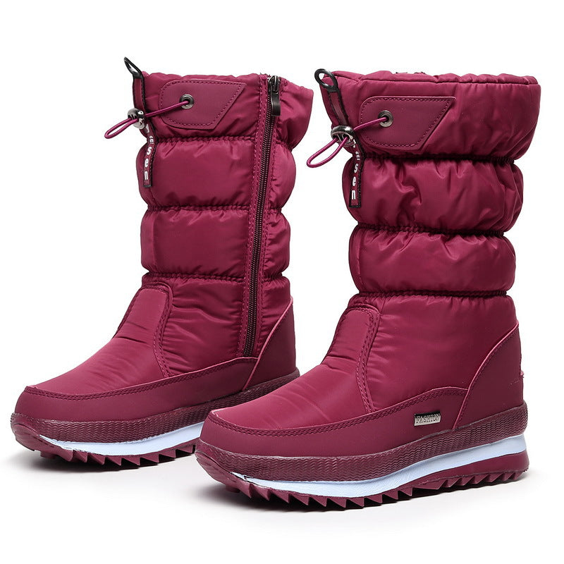 📢📢50% RABATT + FRI FRAKT!!! 🎉✨ Premium-Wasserfeste Winterstiefel mit Kunstfell & rutschfester Sohle für Damen – Wasserdichtes Material, kuscheliges Kunstfell und rutschfeste Sohle – perfekt für einen warmen & sicheren Look im Winter. Jetzt -50%!
