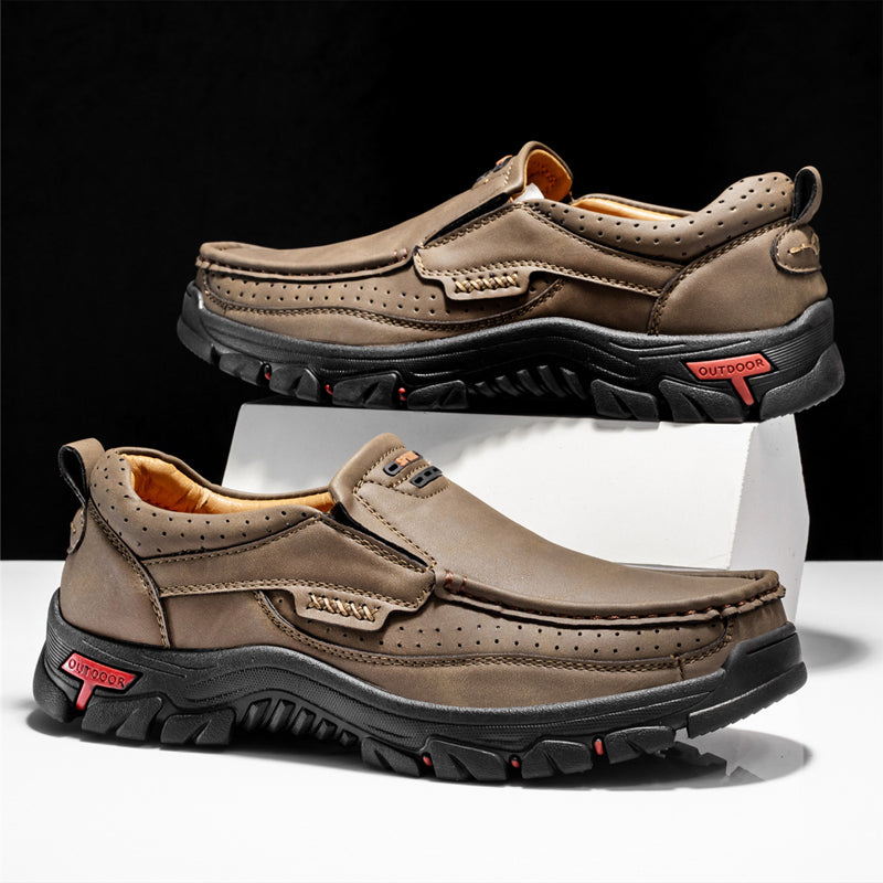 Langlebige Slipper aus PU-Leder für Herren
