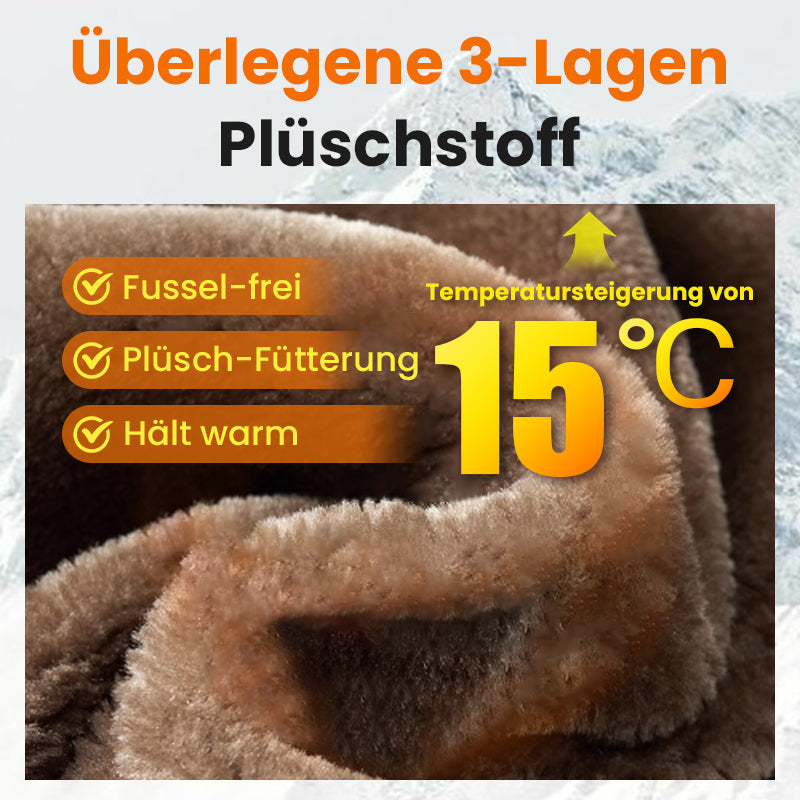 💖Modisch und warm😎Gesteppte Kunstlederjacke für Herren