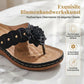 Damen-Sandalen mit Blumenmuster und Fußgewölbestütze