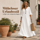 📢📢50%Rabatt!!!👗⭐ Top-bewertet – Maxikleid für Damen mit V-Ausschnitt und Rüschenärmeln