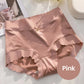 💥Kaufe 1 erhalte 2 gratis🥰Atmungsaktive Damen-Slips aus hochelastischem Satin mit Baumwollfutter, gesund, bequem und nahtlos