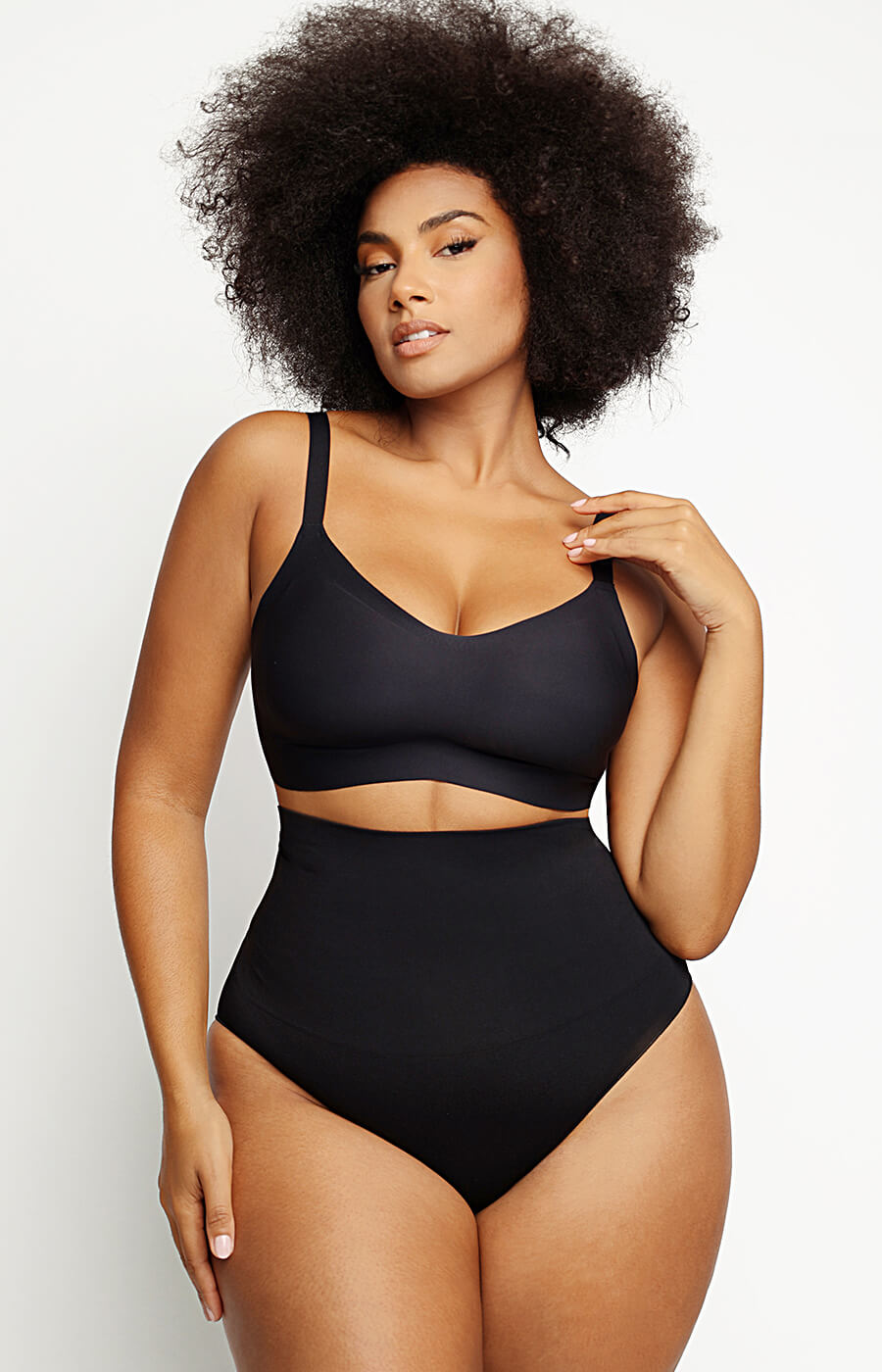 Bauchkontrollierender Shapewear-Tanga