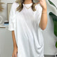 Damen Raw Edge Boxy Tee