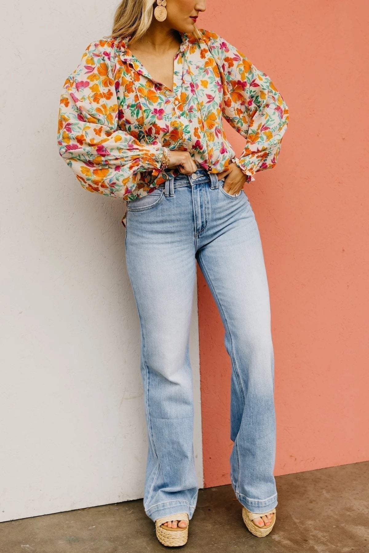 🌷Vorverkauf 50% Rabatt auf🍃Vintage-Waschungen mit hohem Bauch und Bauchkontrolle Jeans mit geradem Bein