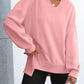 🍂✨Übergroßes Damen-Sweatshirt mit V-Ausschnitt, langärmelig, Tunika, leichter Pullover