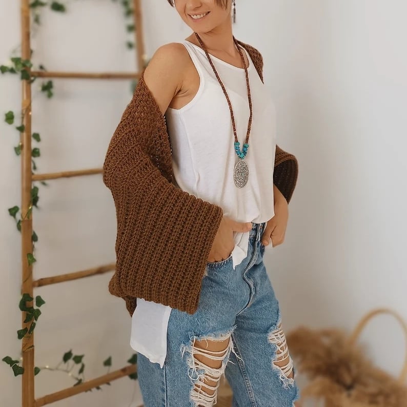 🍂Herbstschlussverkauf – 50 % Rabatt!💕🧶Strickschal aus Kokon für Damen🧣