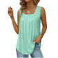 💥Letzter Tag Hot Sale 50% Rabatt💥2025 Ärmelloses T-Shirt mit quadratischem Ausschnitt für Frauen