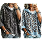 📢📢50%Rabatt!!!🎉✨Gestrickter Hoodie mit Leopardenmuster für Damen