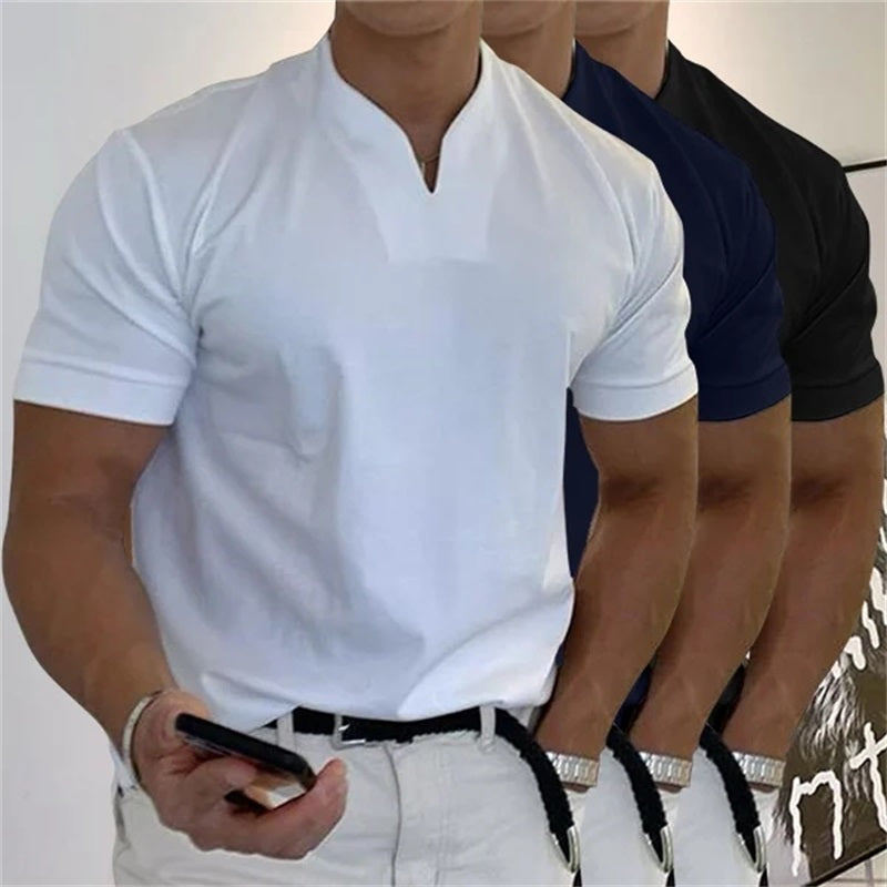 2025 Herren Business Kurzarm Fitness T-Shirt