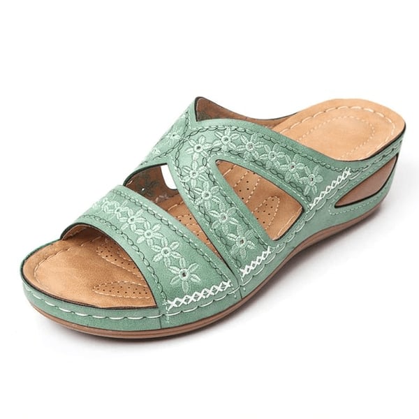 Letzter Tag 50 % Rabatt | Hochwertige orthopädische Slipper-Sandalen mit dickem Plateau