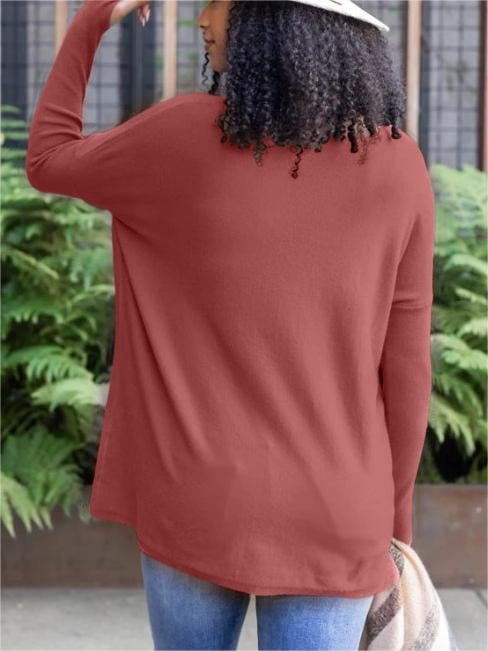 🎁Heißer Verkauf 49% RABATT⏳Langarm-Daumenloch-Pullover-Taschentunika