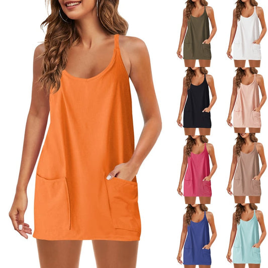 🍧Weites Sommer-Minikleid
