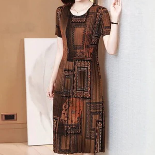 Mode Faltenkleid 😍Heißer halber Preis