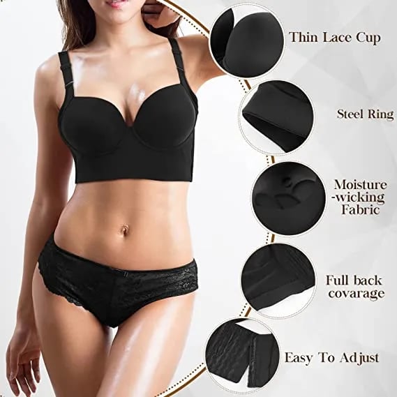 ⏰Maximal 50 % Rabatt!🔥Rückenstraffender BH mit Shapewear