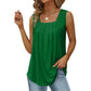 💥Letzter Tag Hot Sale 50% Rabatt💥2025 Ärmelloses T-Shirt mit quadratischem Ausschnitt für Frauen