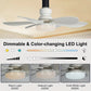 💡 LIMITED-TIME 50% RABATT! ✨ 2-IN-1 Deckenventilator & Licht – Tragbar, Fernbedienung