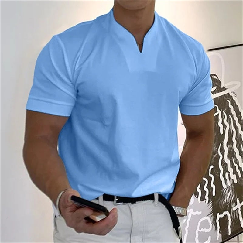 2025 Herren Business Kurzarm Fitness T-Shirt
