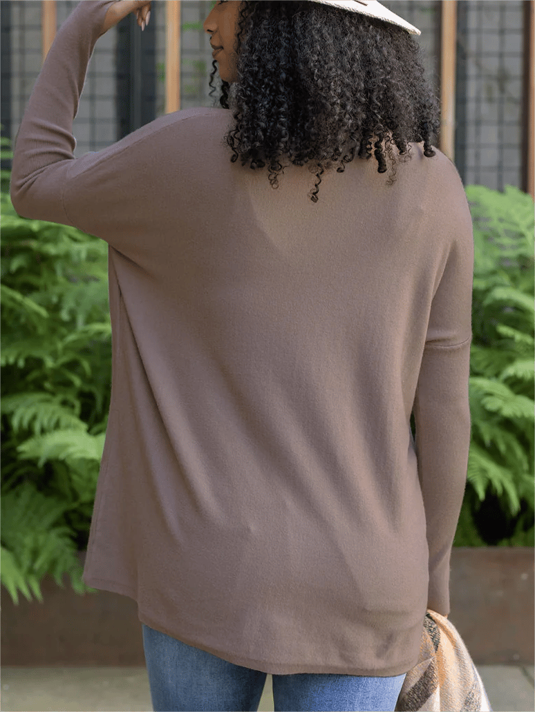 🎁Heißer Verkauf 49% RABATT⏳Langarm-Daumenloch-Pullover-Taschentunika