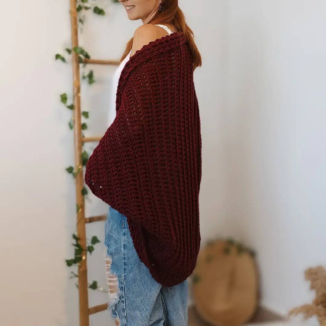 🍂Herbstschlussverkauf – 50 % Rabatt!💕🧶Strickschal aus Kokon für Damen🧣