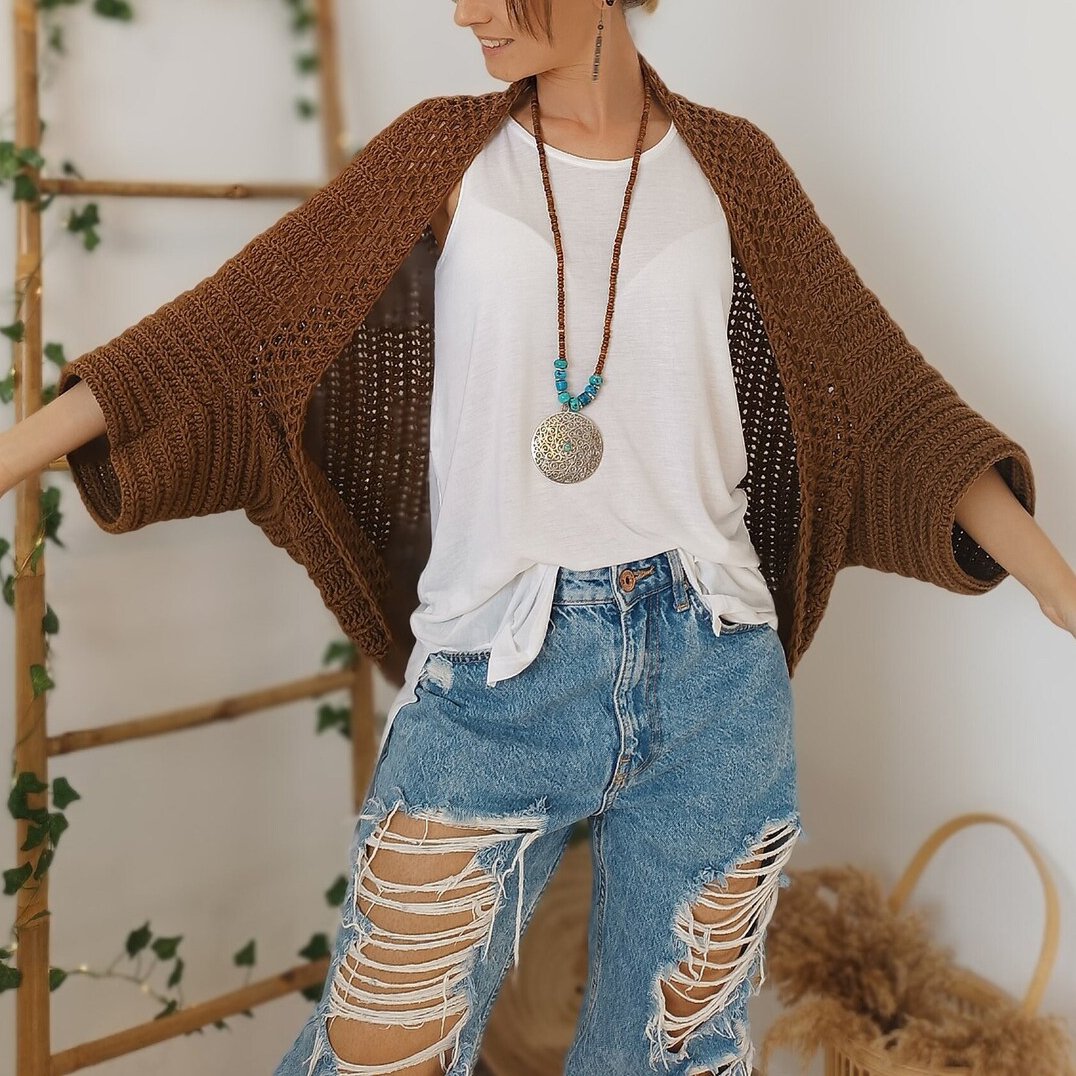 🍂Herbstschlussverkauf – 50 % Rabatt!💕🧶Strickschal aus Kokon für Damen🧣