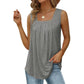 💥Letzter Tag Hot Sale 50% Rabatt💥2025 Ärmelloses T-Shirt mit quadratischem Ausschnitt für Frauen