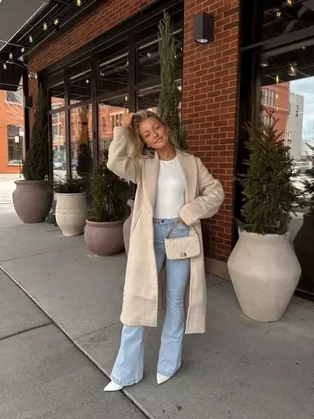 💥Ultrahoch taillierte Stretch-Schlaghosen👖