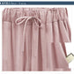 💕 HEISSER SALE50% RABATT🌷Plus Größe Solid Farbe Elastische Taille Lose Cropped Shorts