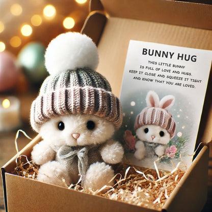 🔥KAUFEN SIE 3, ERHALTEN SIE 1 GRATIS - Handgemachtes🐇Mini-Häschen-Umarmungs-süßes Ostergeschenk🎁